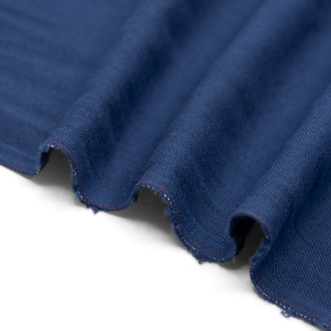 Carefree Cotton Linen Twill - Denim