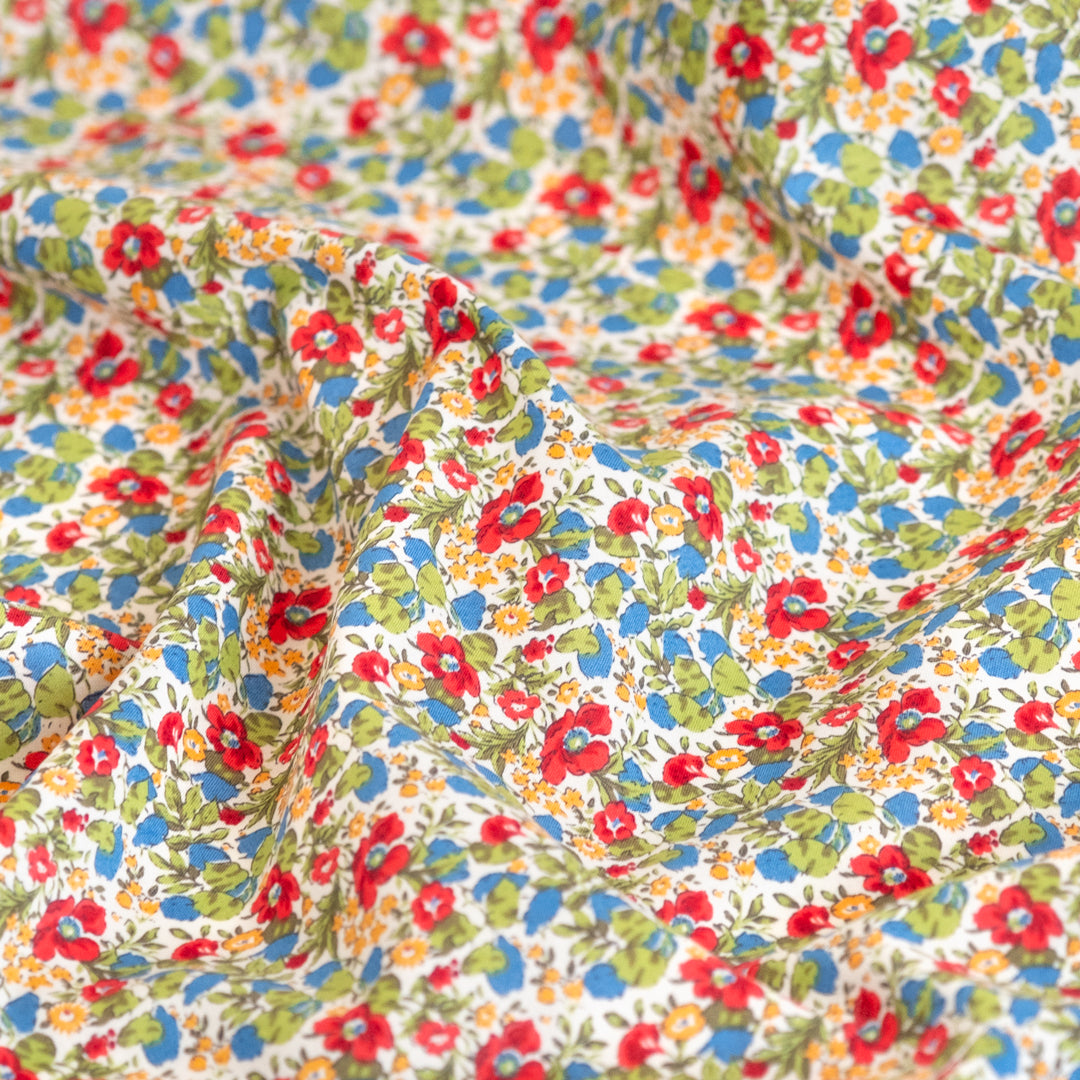 A Bronze Age - Deadstock Hothouse Flower Cotton Lawn - Fresh Bouquet | Blackbird Fabrics