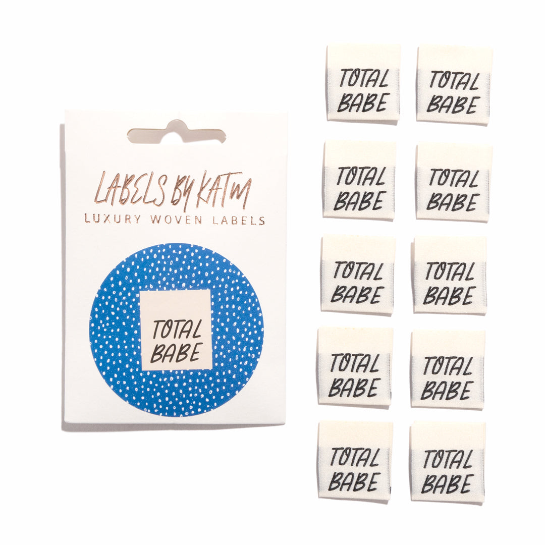 TOTAL BABE Woven Labels