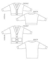 Marlo Sweater Sewing Pattern (Sizes 14-30) by True Bias | Blackbird Fabrics